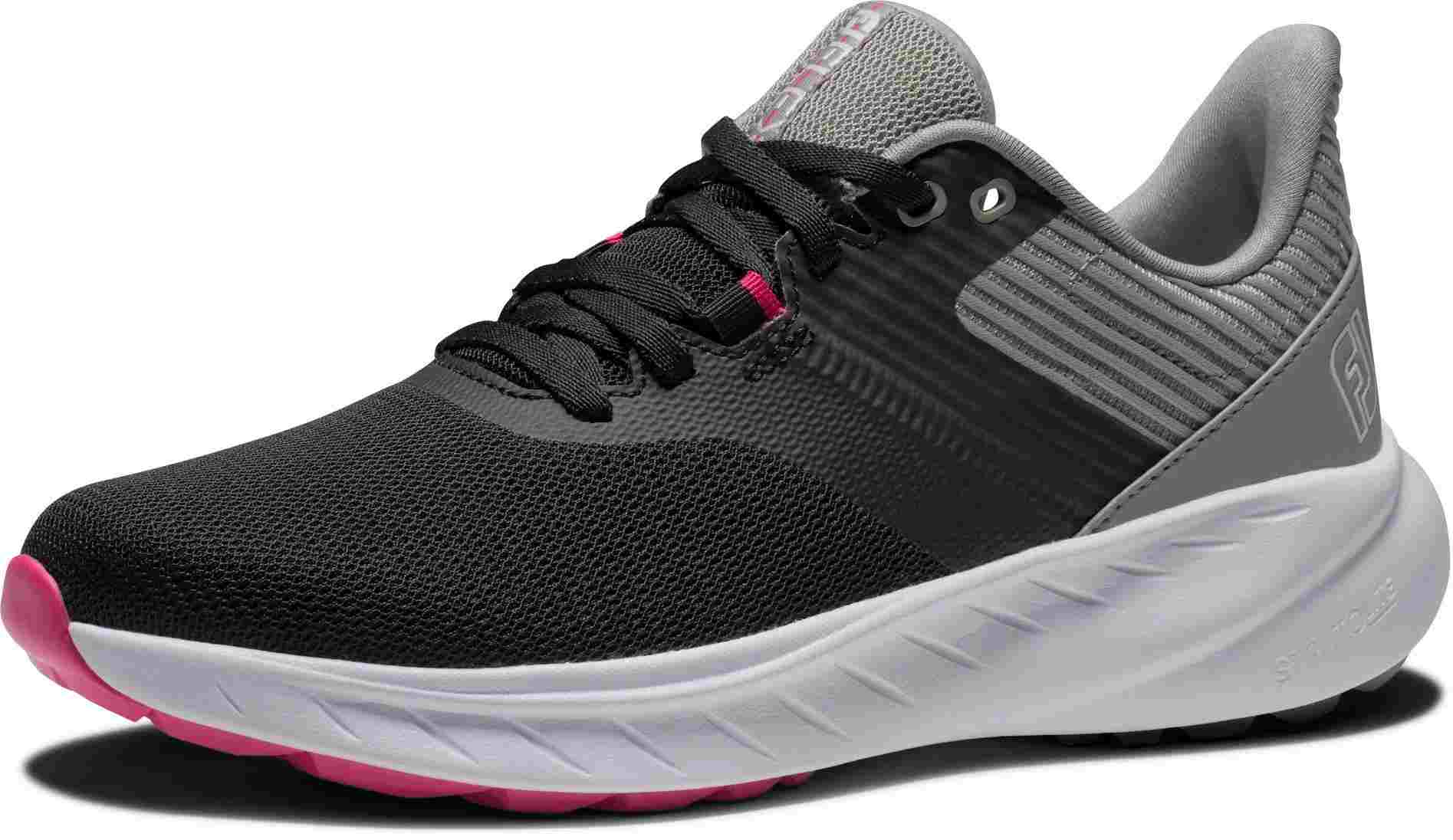 FootJoy Flex Damen Golfschuhe, schwarz/grau