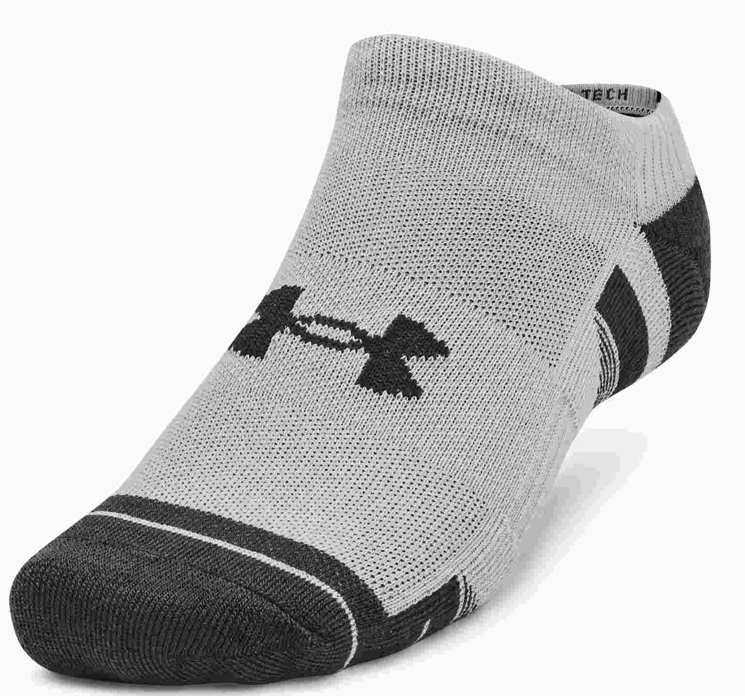 Under Armour Performance Tech Herren Socken, 3Paar, mod gray