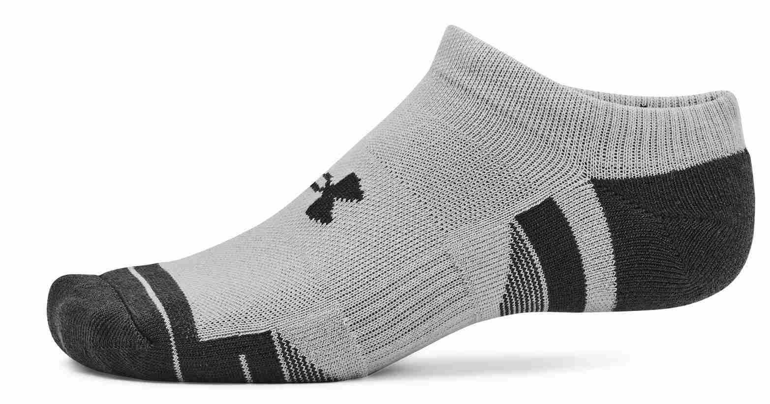 Under Armour Performance Tech Herren Socken, 3Paar, mod gray