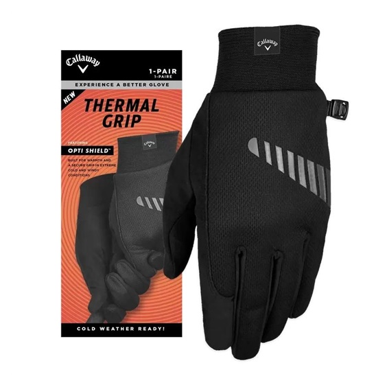 Callaway Thermal Grip Herren Handschuh, schwarz, 1 Paar