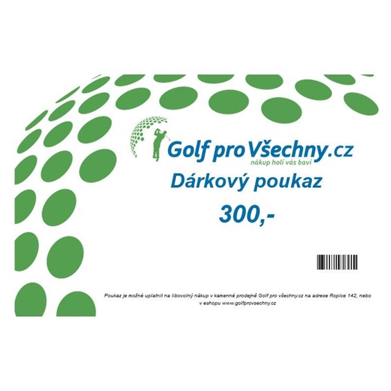 Dárkový poukaz v hodnotě 300,-
