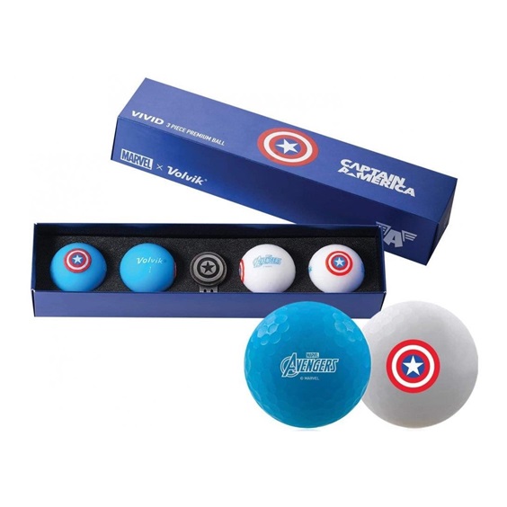 Volvik VIVID Marvel Cpt. America Geschenkset