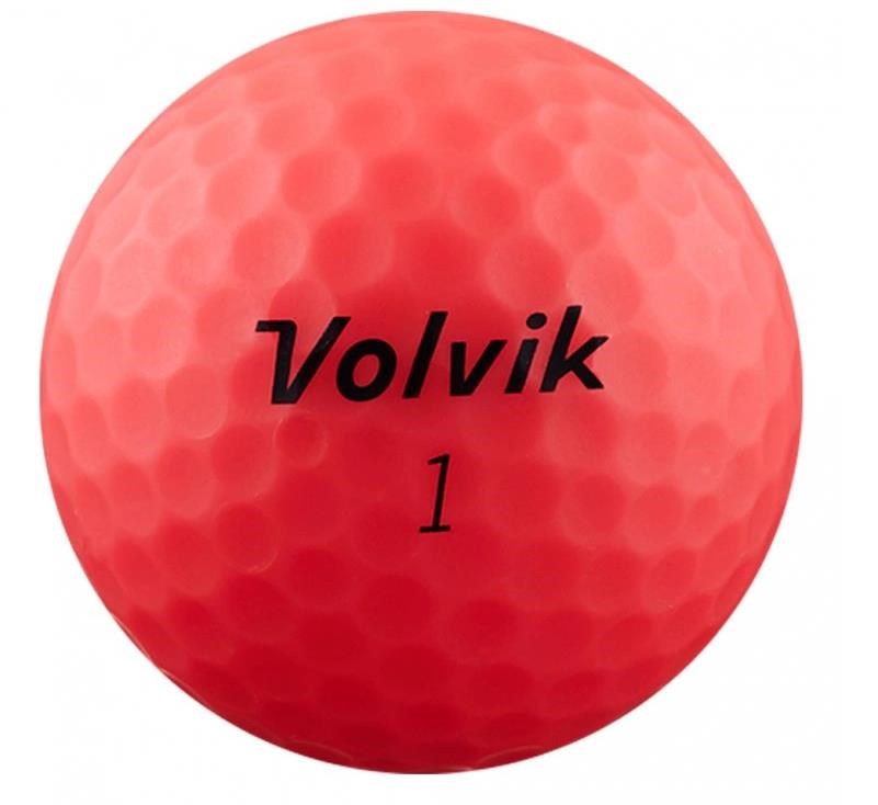 Volvik Vimat Golfbälle, rot, 12 Stk.