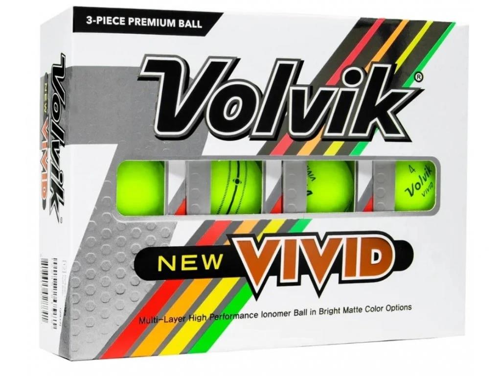 Volvik Vivid Golfbälle, grün