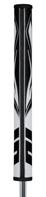 SuperStroke Zenergy Flatso 1.0 putter grip, schwarz/weiss