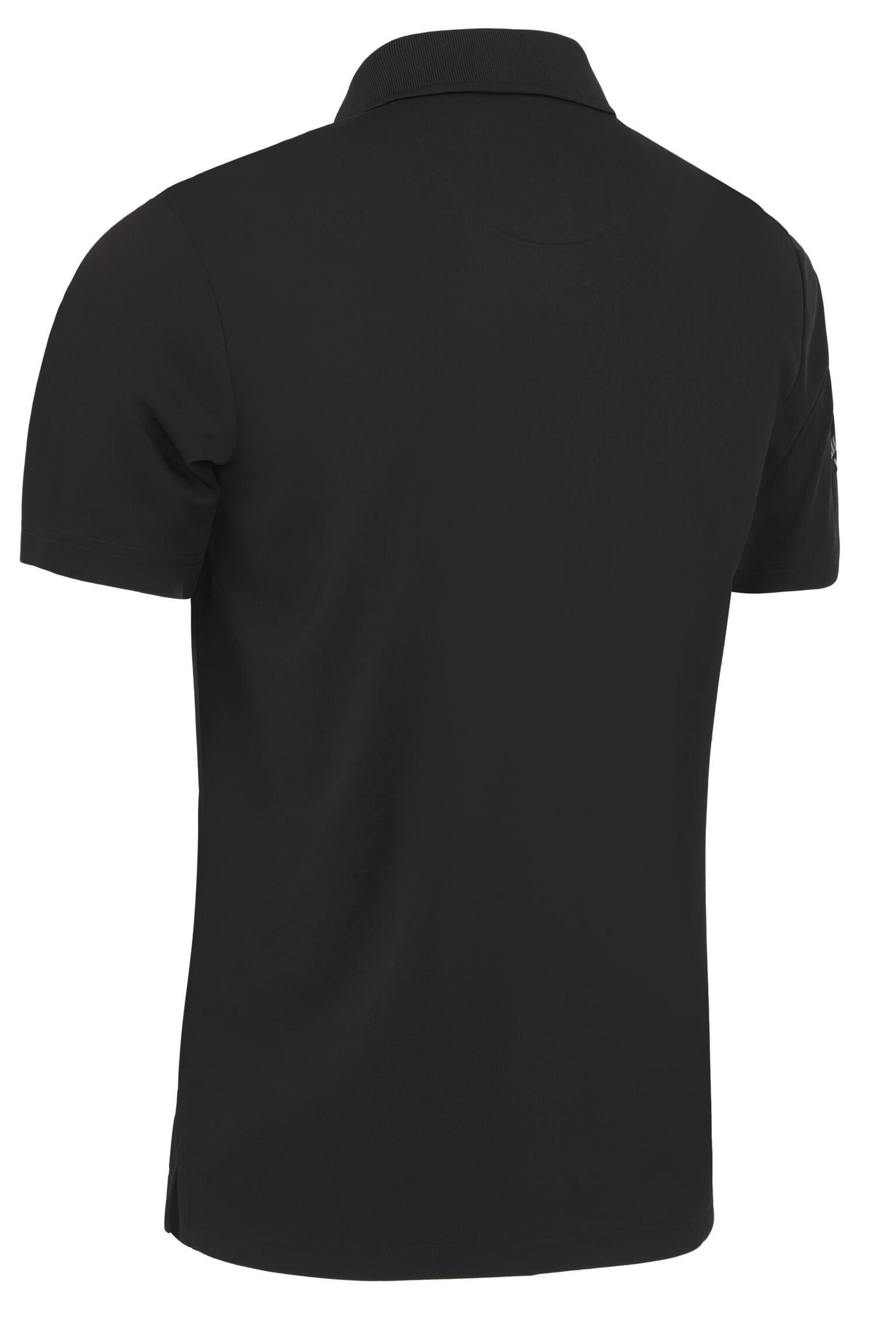 Callaway Tournament Chest Logo Herren Poloshirt, schwarz