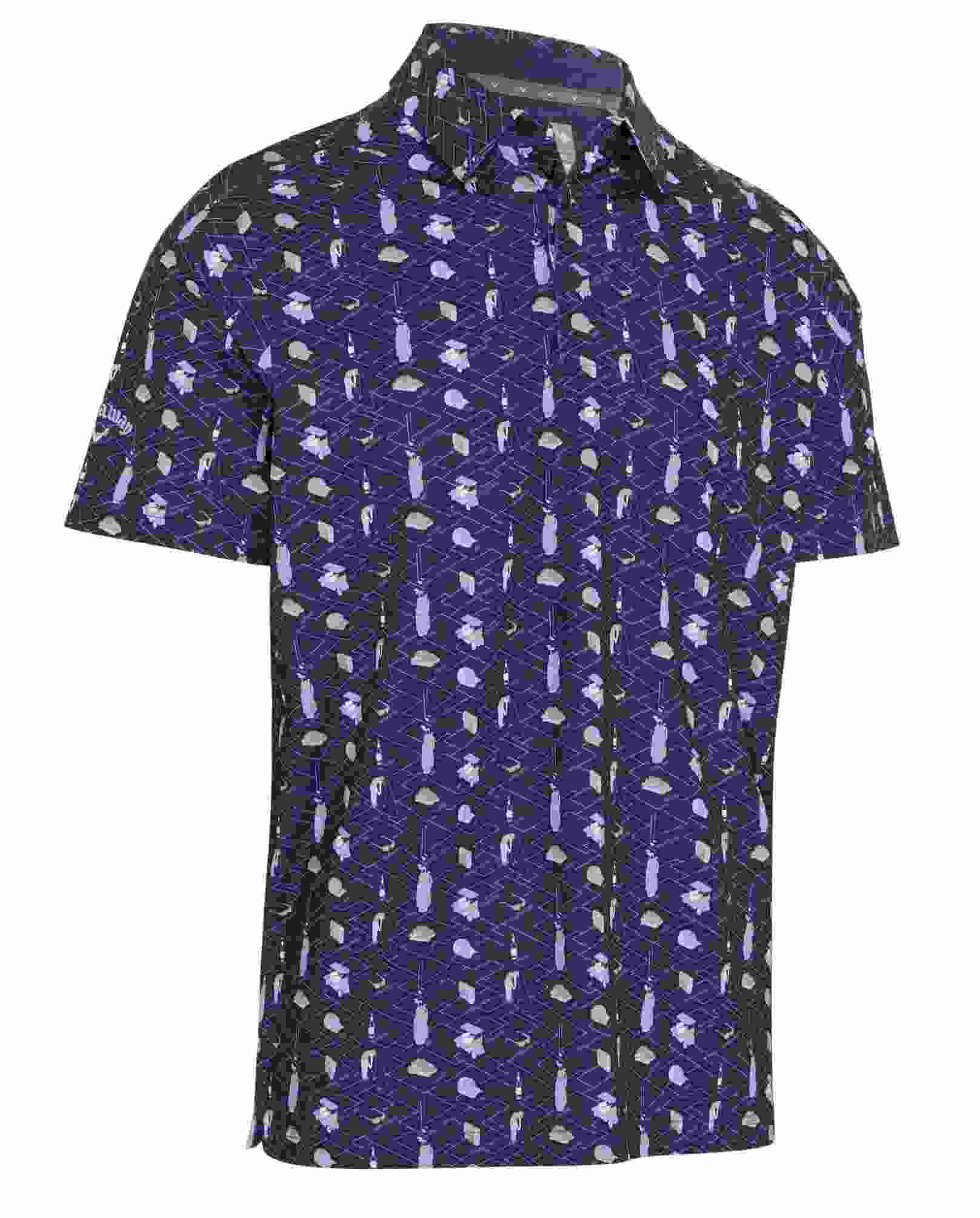 Callaway All Over Go Herren Poloshirt, dunkelblau