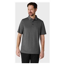 Callaway Ventilated Classic Jacquard Herren Poloshirt, schwarz