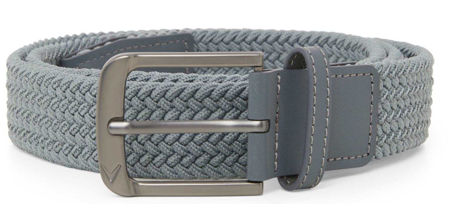 Callaway Braided Stretch Herren Gürtel, grau