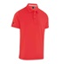 Callaway Solid Ribbed Herren Poloshirt, hibicus