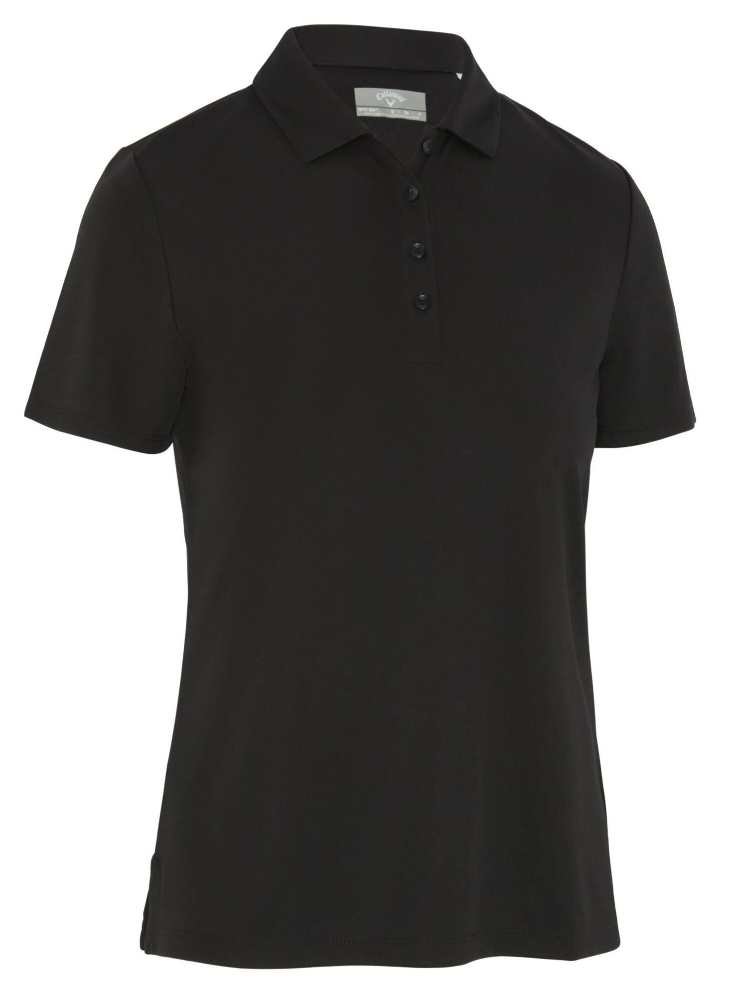 Callaway Tournament Damen Poloshirt, schwarz