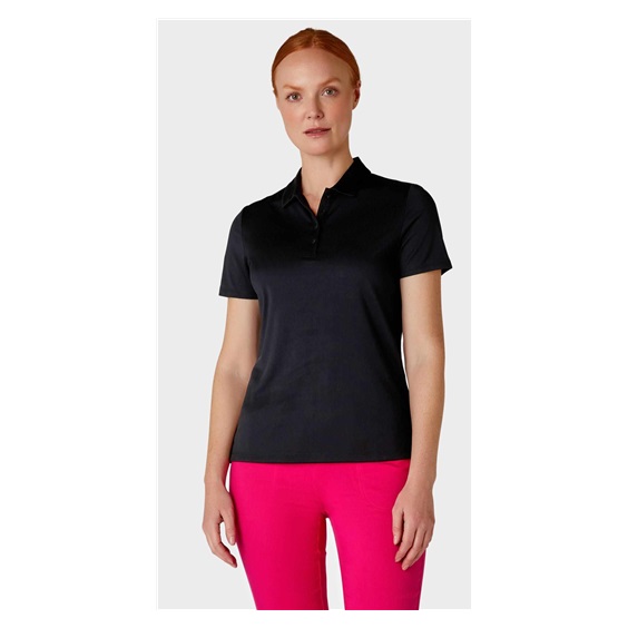 Callaway Tournament Damen Poloshirt, schwarz