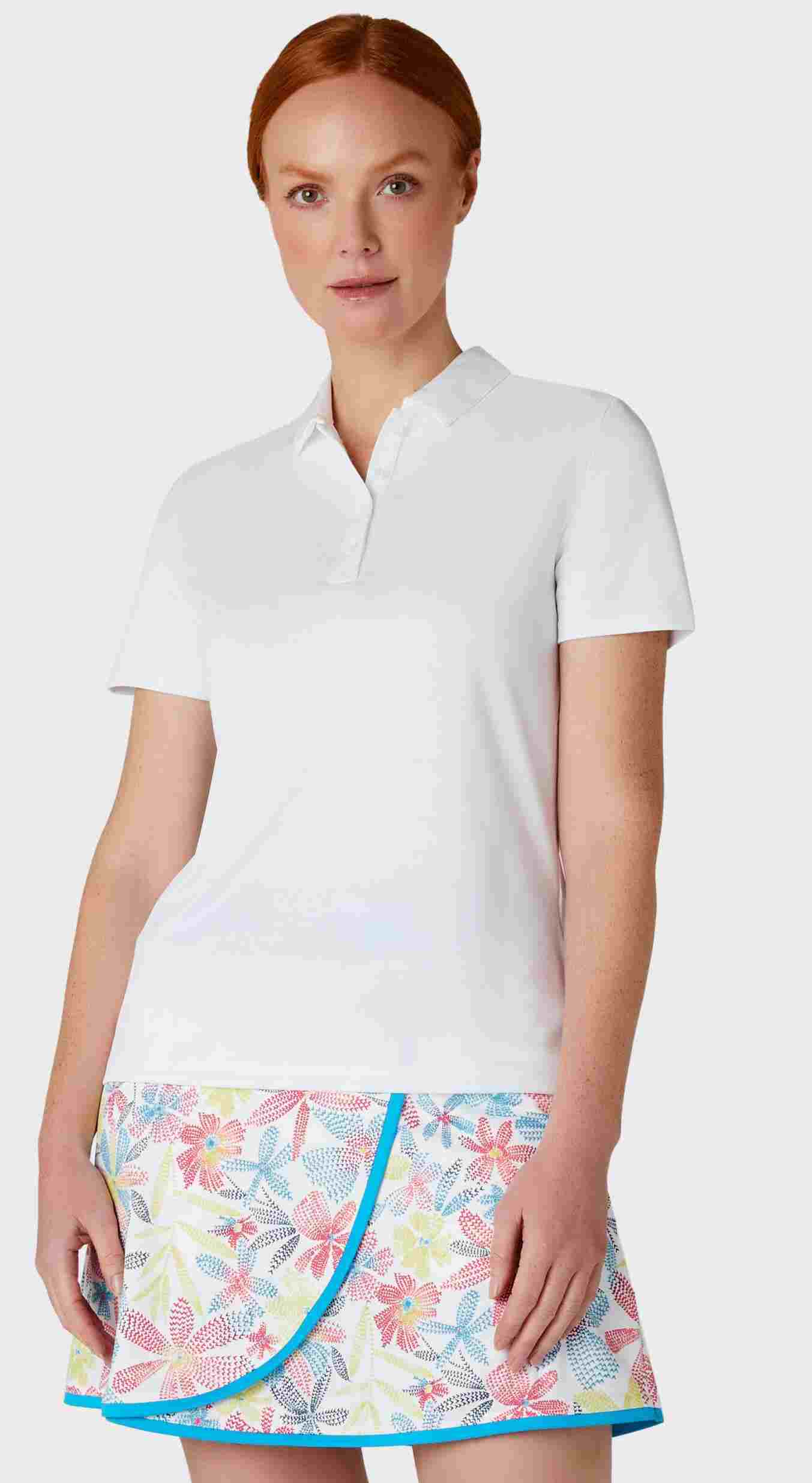 Callaway Tournament Damen Poloshirt, weiss
