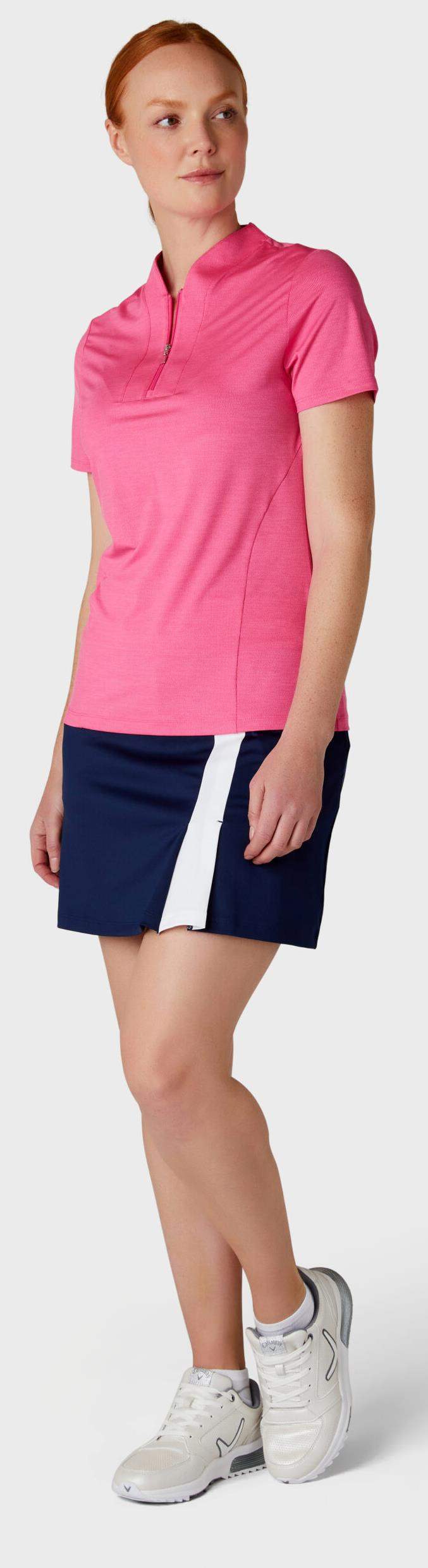 Callaway Tonal Heather Damen Poloshirt, rosa