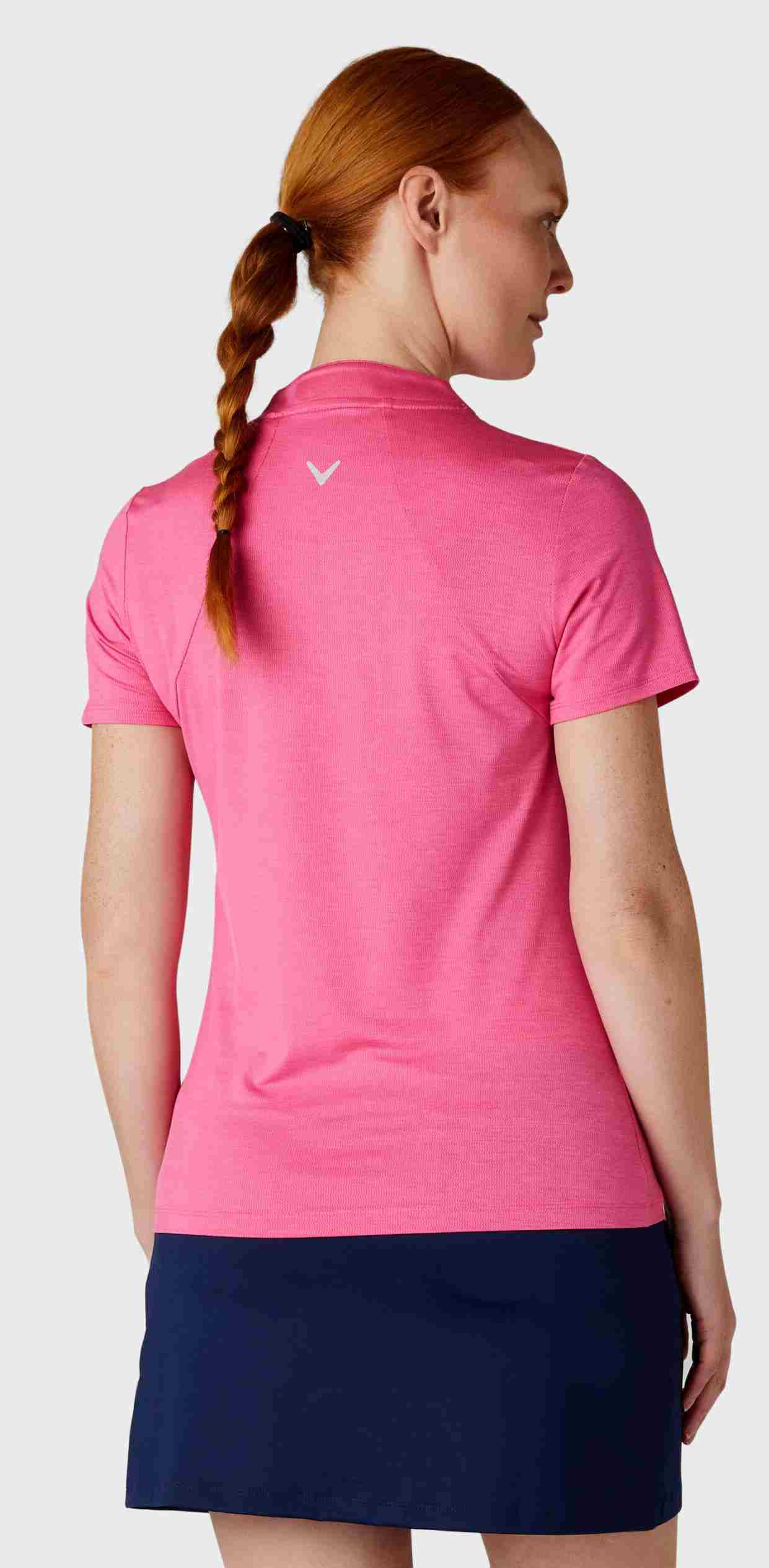 Callaway Tonal Heather Damen Poloshirt, rosa
