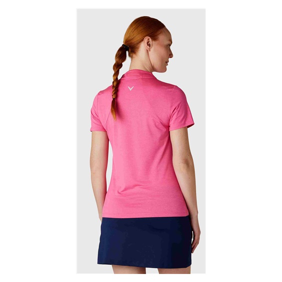 Callaway Tonal Heather Damen Poloshirt, rosa