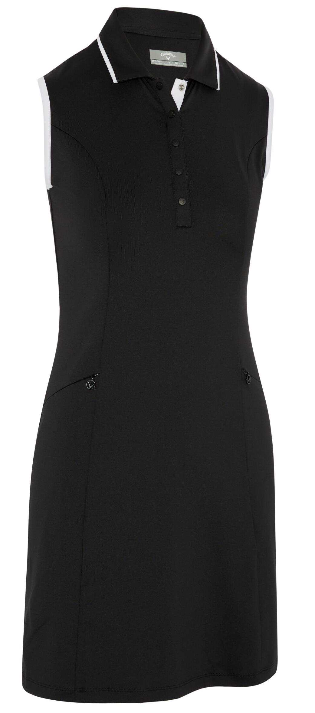 Callaway Sleeveless Golfkleid, schwarz