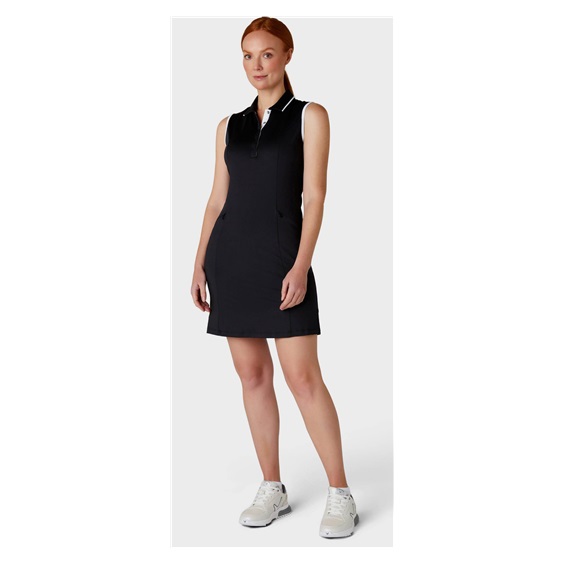 Callaway Sleeveless Golfkleid, schwarz
