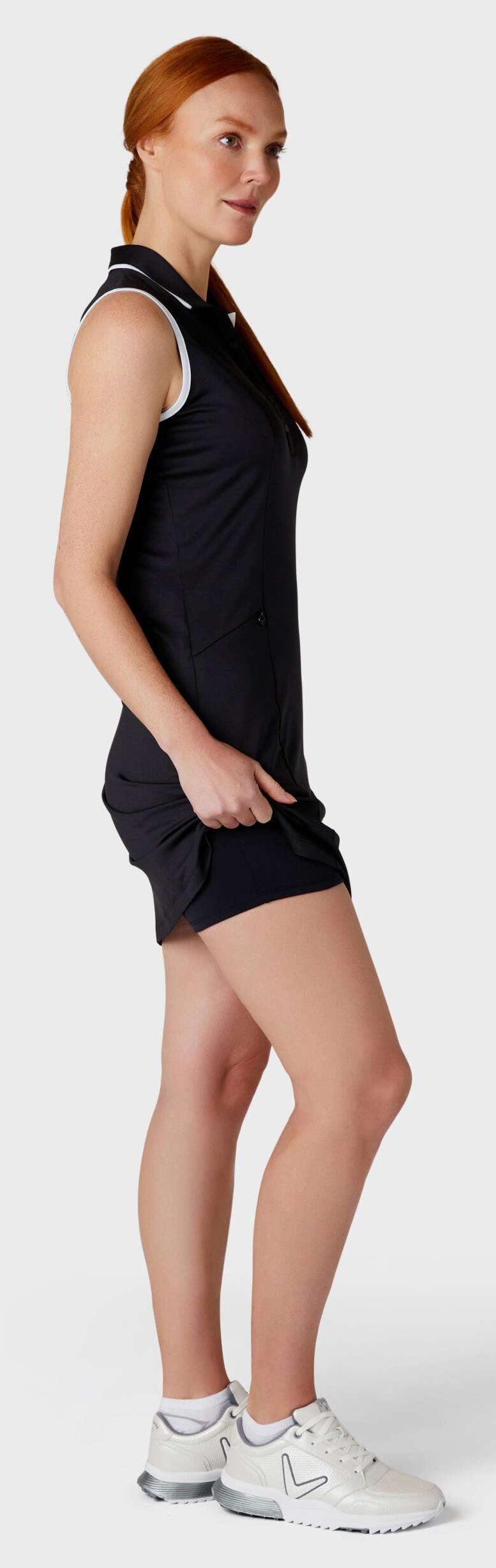 Callaway Sleeveless Golfkleid, schwarz