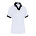 Callaway V-Placket Colorblock Damen Poloshirt, weiss/schwarz
