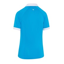 Callaway V-Placket Colorblock Damen Poloshirt, blau