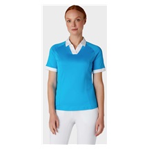 Callaway V-Placket Colorblock Damen Poloshirt, blau