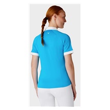 Callaway V-Placket Colorblock Damen Poloshirt, blau