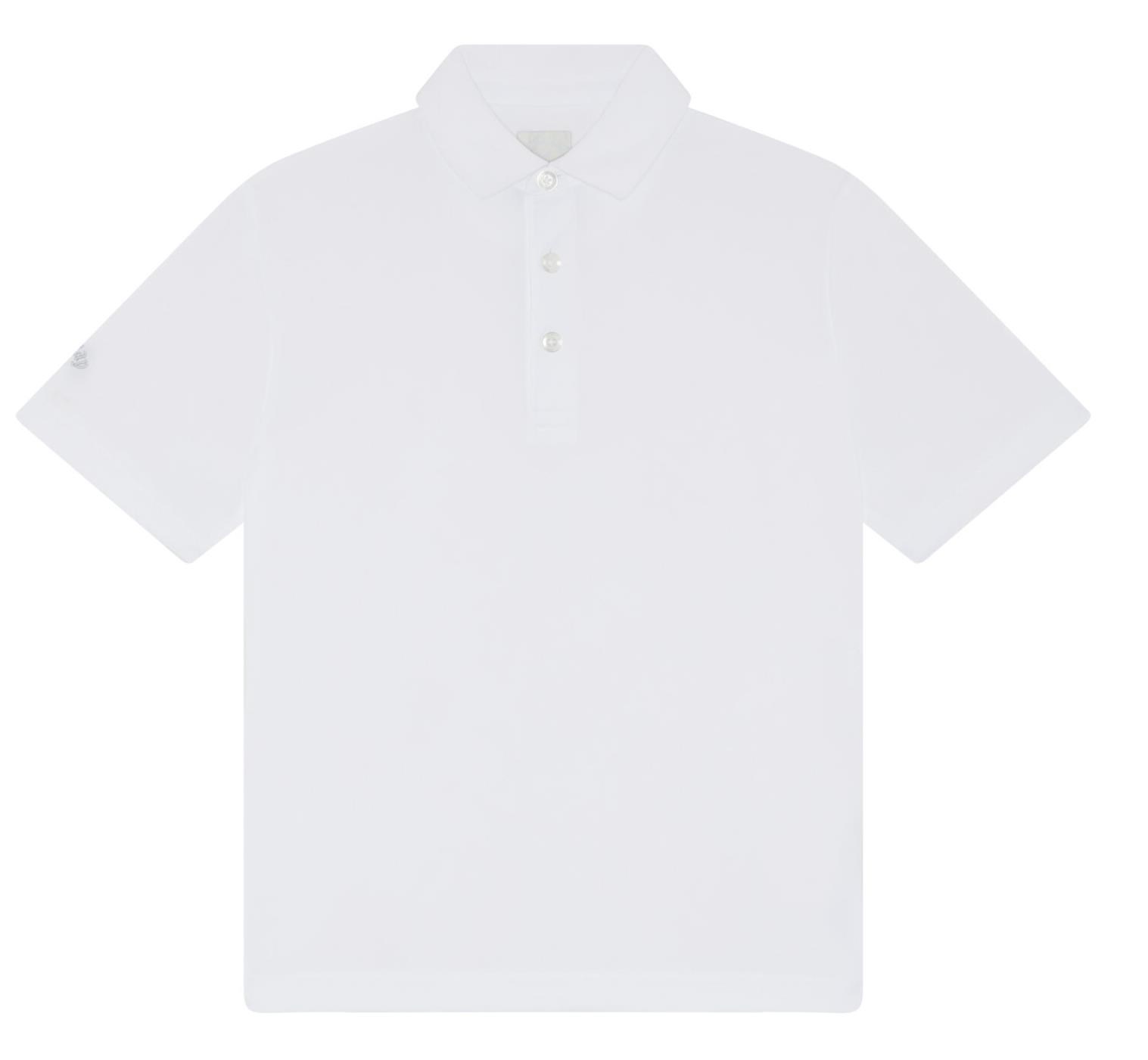 Callaway Unisex Solid Junior Poloshirt, weiss