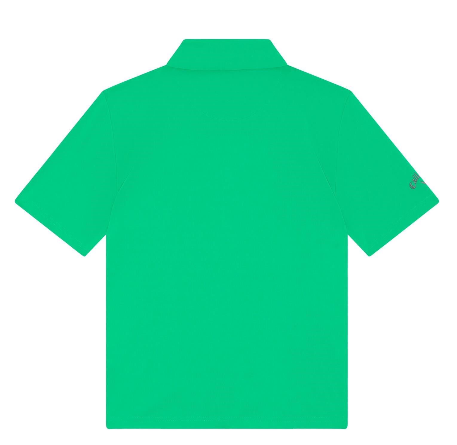 Callaway Unisex Solid Junior Poloshirt, grün