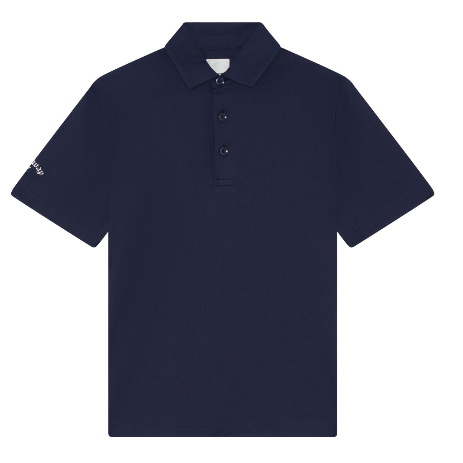 Callaway Unisex Solid Junior Poloshirt, dunkelblau