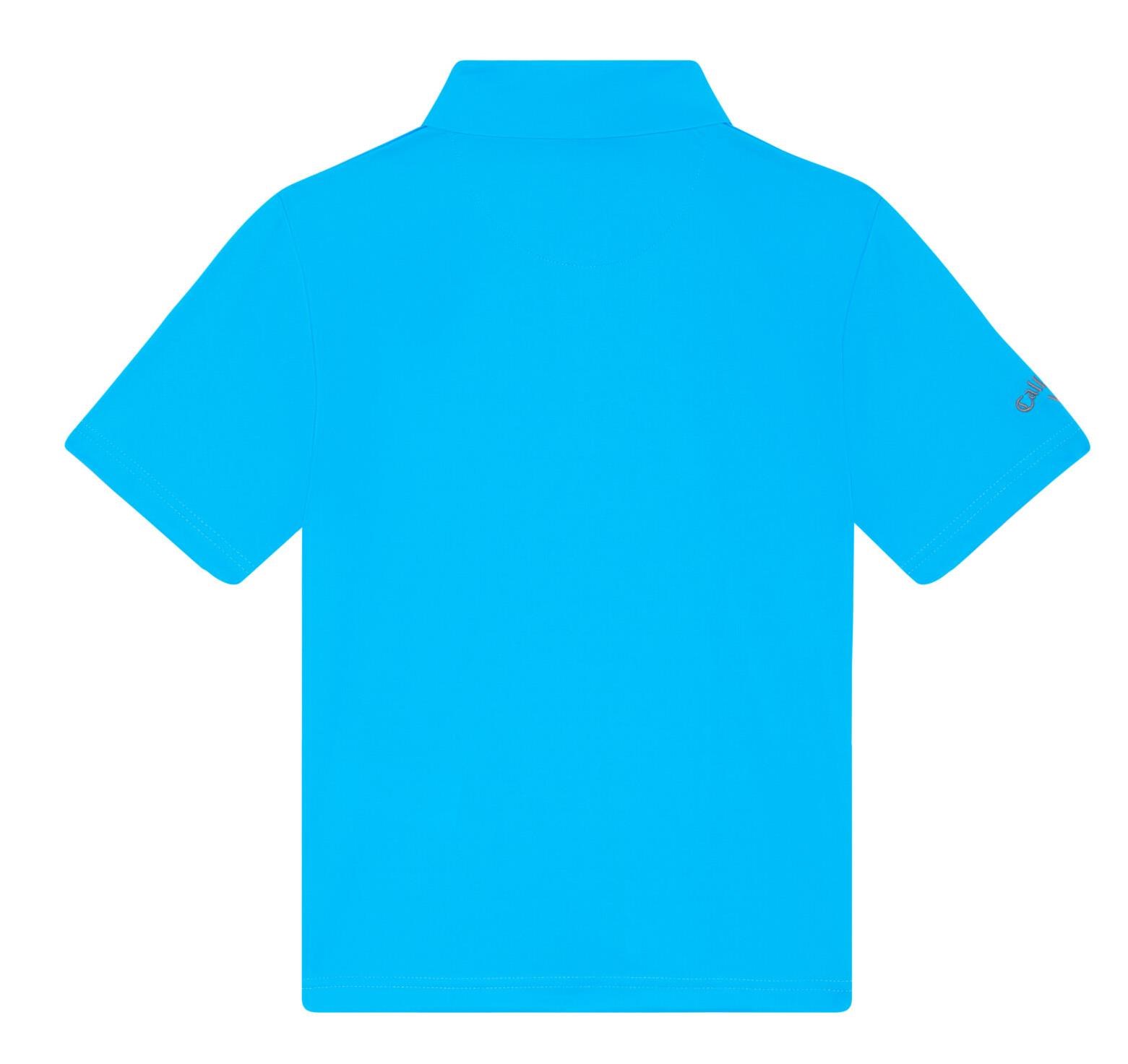Callaway Unisex Solid Junior Poloshirt, blau