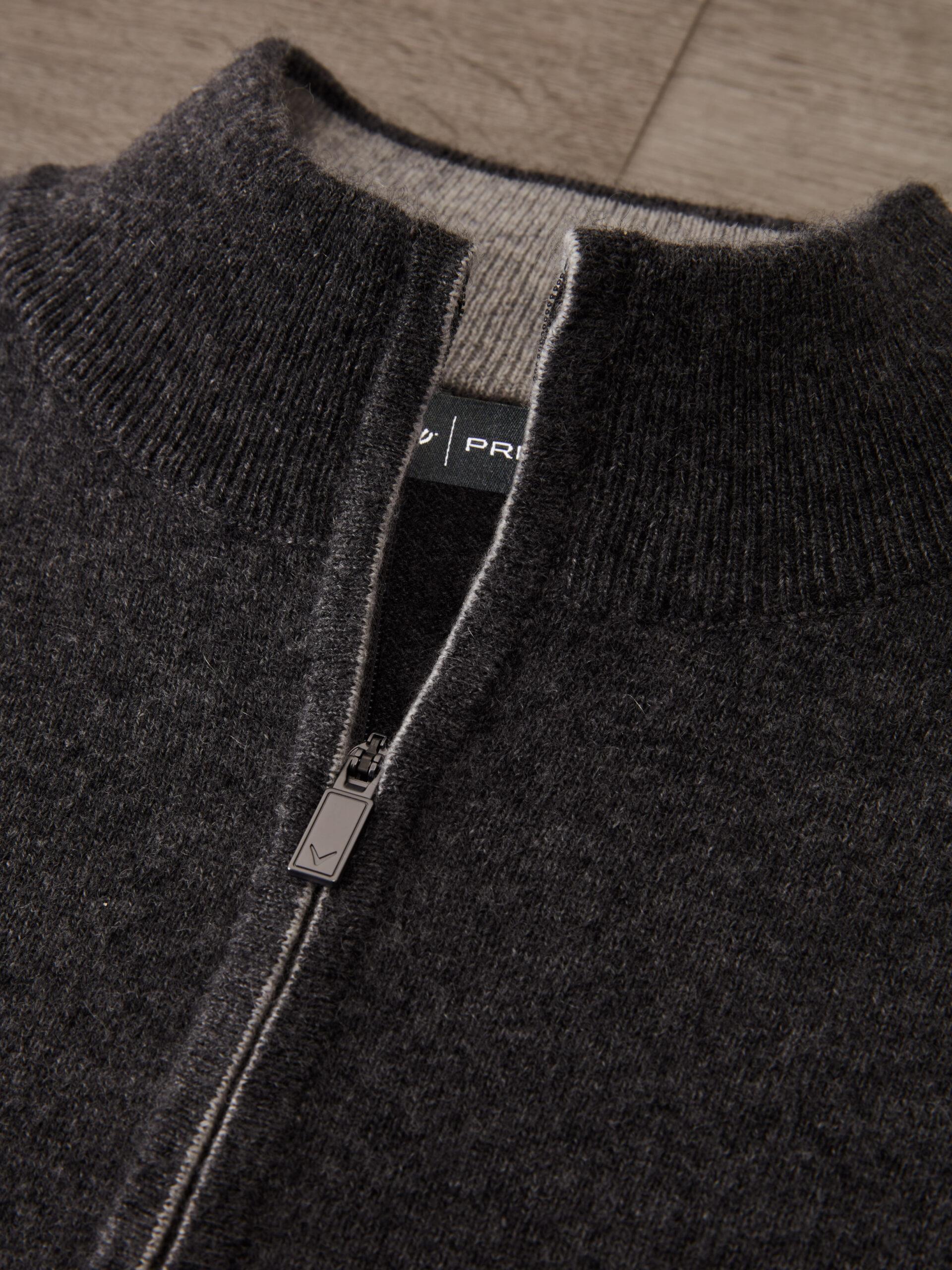 Callaway Premium Cashmere Herren Pullover, flannel heather