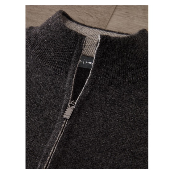 Callaway Premium Cashmere Herren Pullover, flannel heather