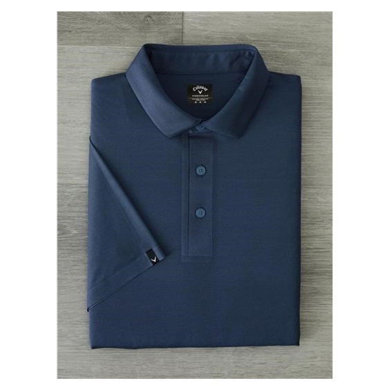 Callaway Premium Jacquard Herren Poloshirt, peacoat