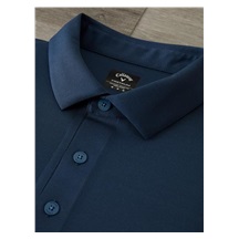 Callaway Premium Jacquard Herren Poloshirt, peacoat