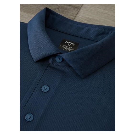 Callaway Premium Jacquard Herren Poloshirt, peacoat