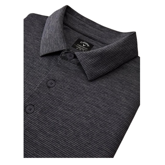 Callaway Premium Fine Line Herren Poloshirt, ebony heather
