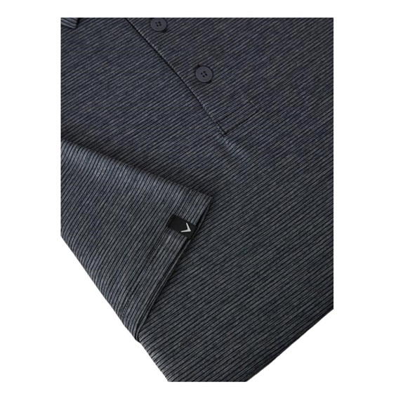 Callaway Premium Fine Line Herren Poloshirt, ebony heather