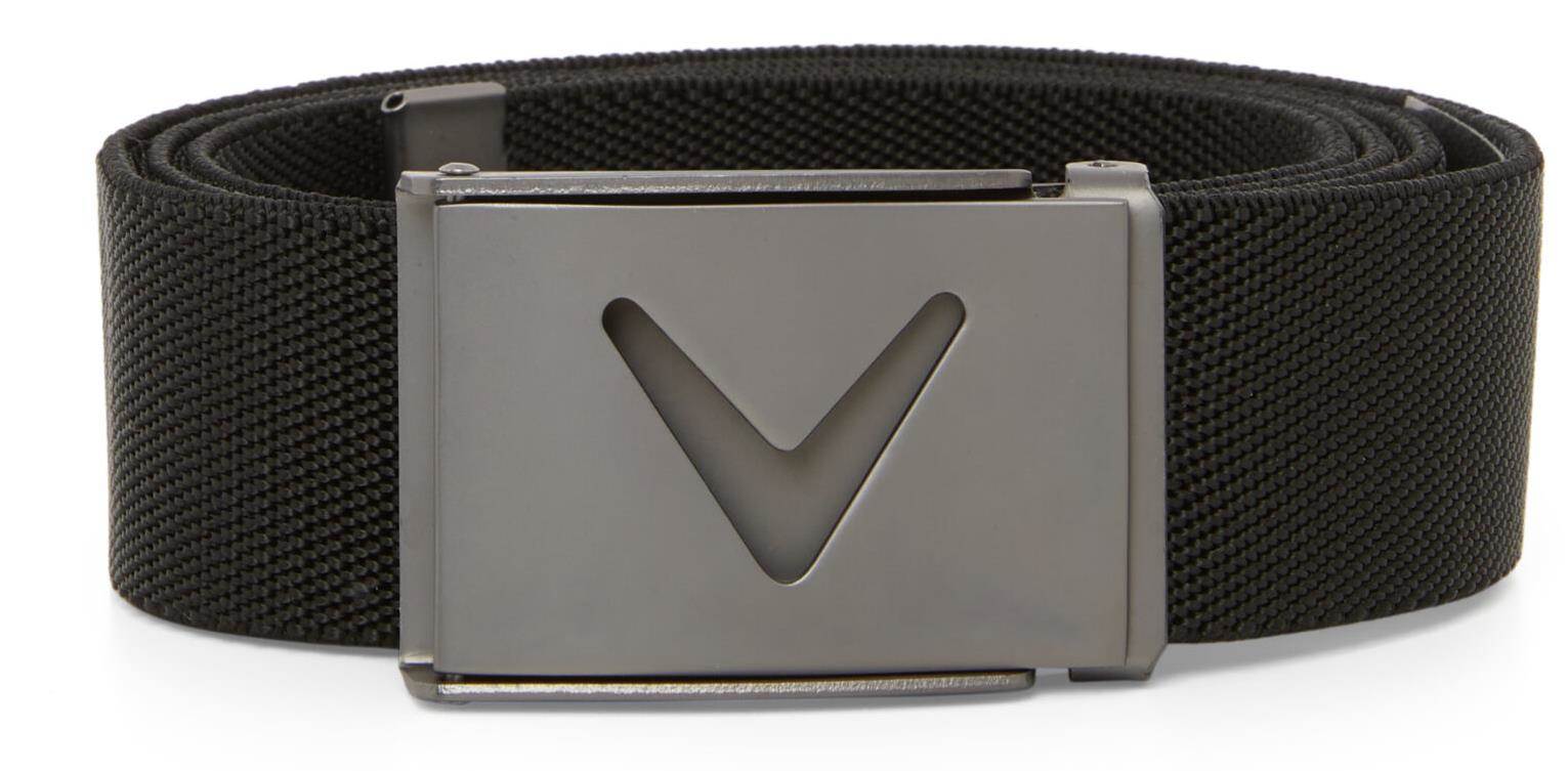 Callaway V-Logo Web Herren Gürtel, schwarz