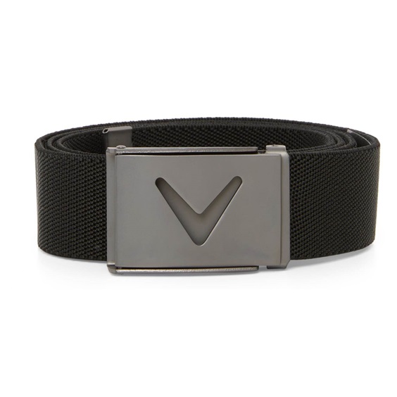 Callaway V-Logo Web Herren Gürtel, schwarz