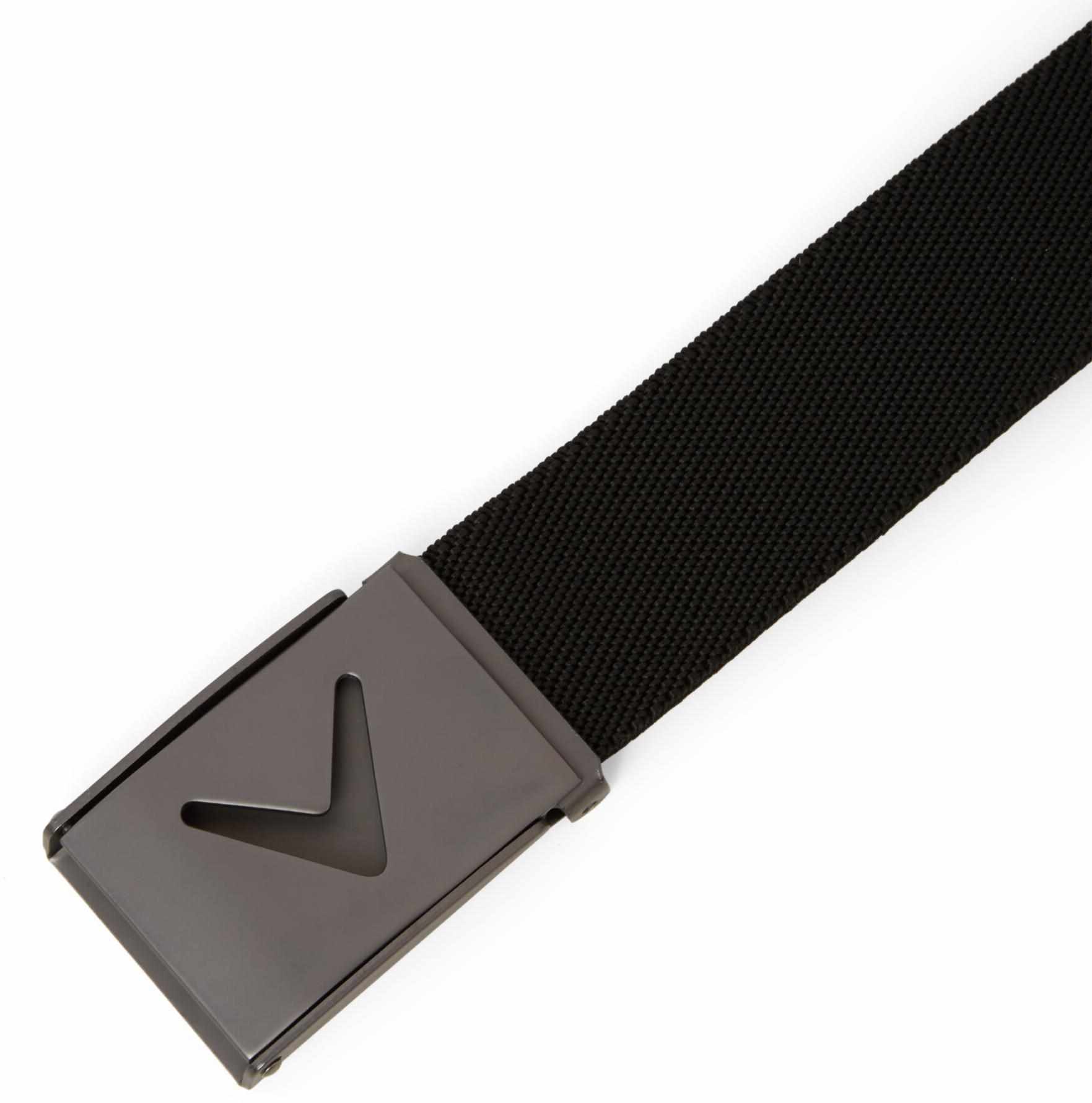 Callaway V-Logo Web Herren Gürtel, schwarz