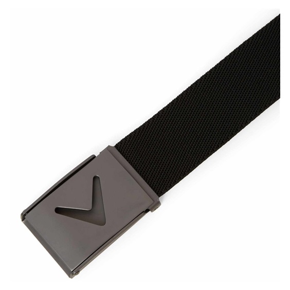 Callaway V-Logo Web Herren Gürtel, schwarz