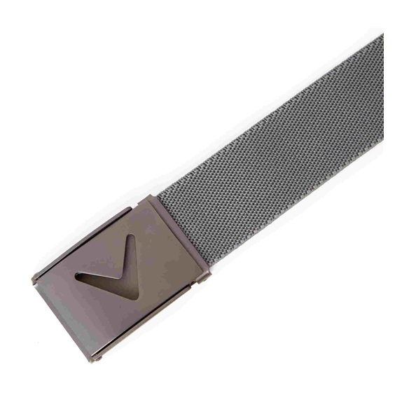 Callaway V-Logo Web Herren Gürtel, grau