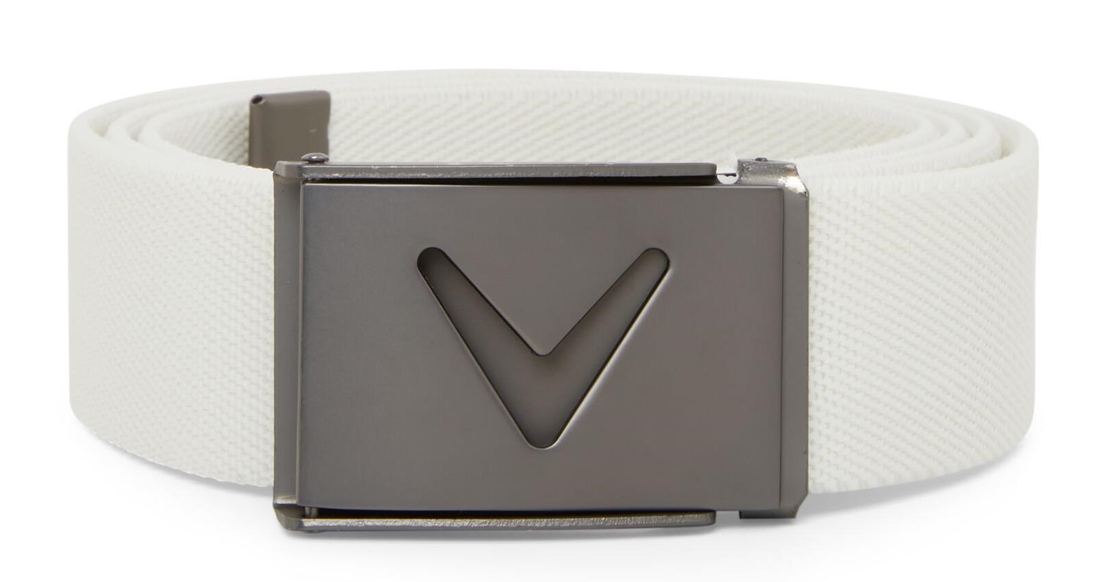 Callaway V-Logo Web Herren Gürtel, weiss