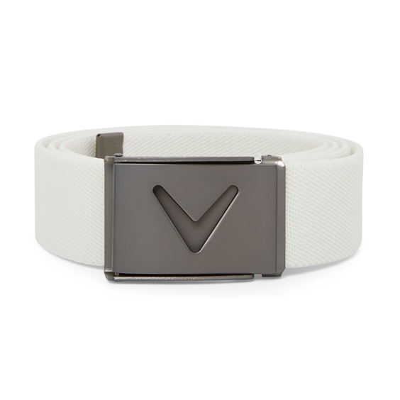 Callaway V-Logo Web Herren Gürtel, weiss