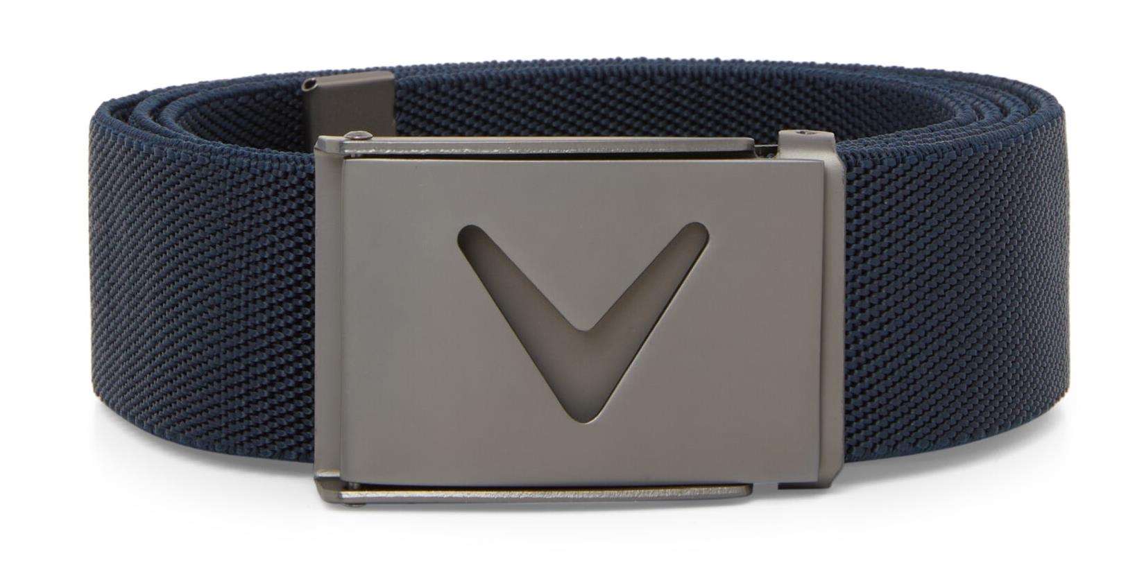 Callaway V-Logo Web Herren Gürtel, dunkelblau