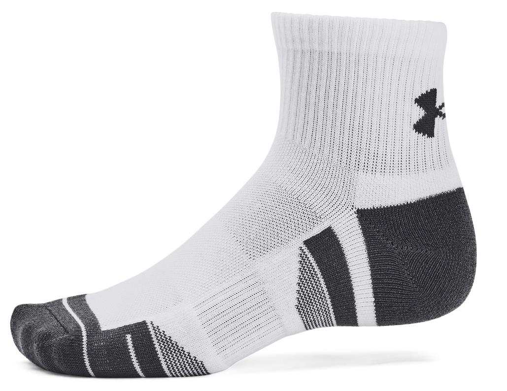 Under Armour Performance Tech Unisex-Socken, 3Paar, weiss