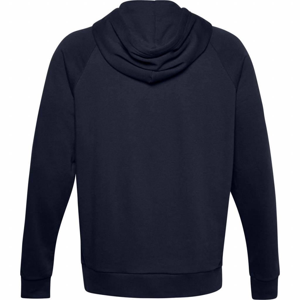 Under Armour Rival Fleece Big Logo Hoodie Herren Sweatshirt, dunkelblau