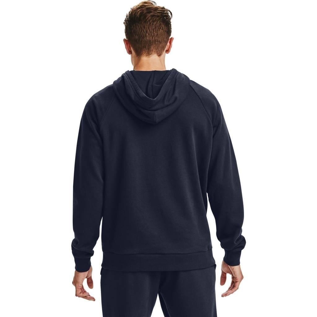 Under Armour Rival Fleece Big Logo Hoodie Herren Sweatshirt, dunkelblau