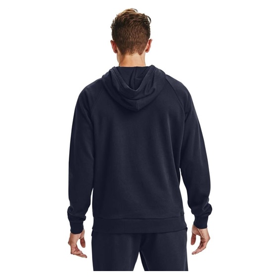 Under Armour Rival Fleece Big Logo Hoodie Herren Sweatshirt, dunkelblau